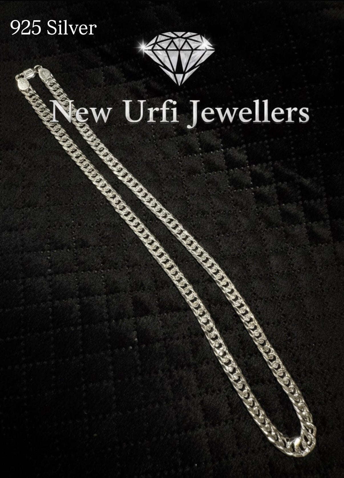 925 Silver Men's  Sterling Chain