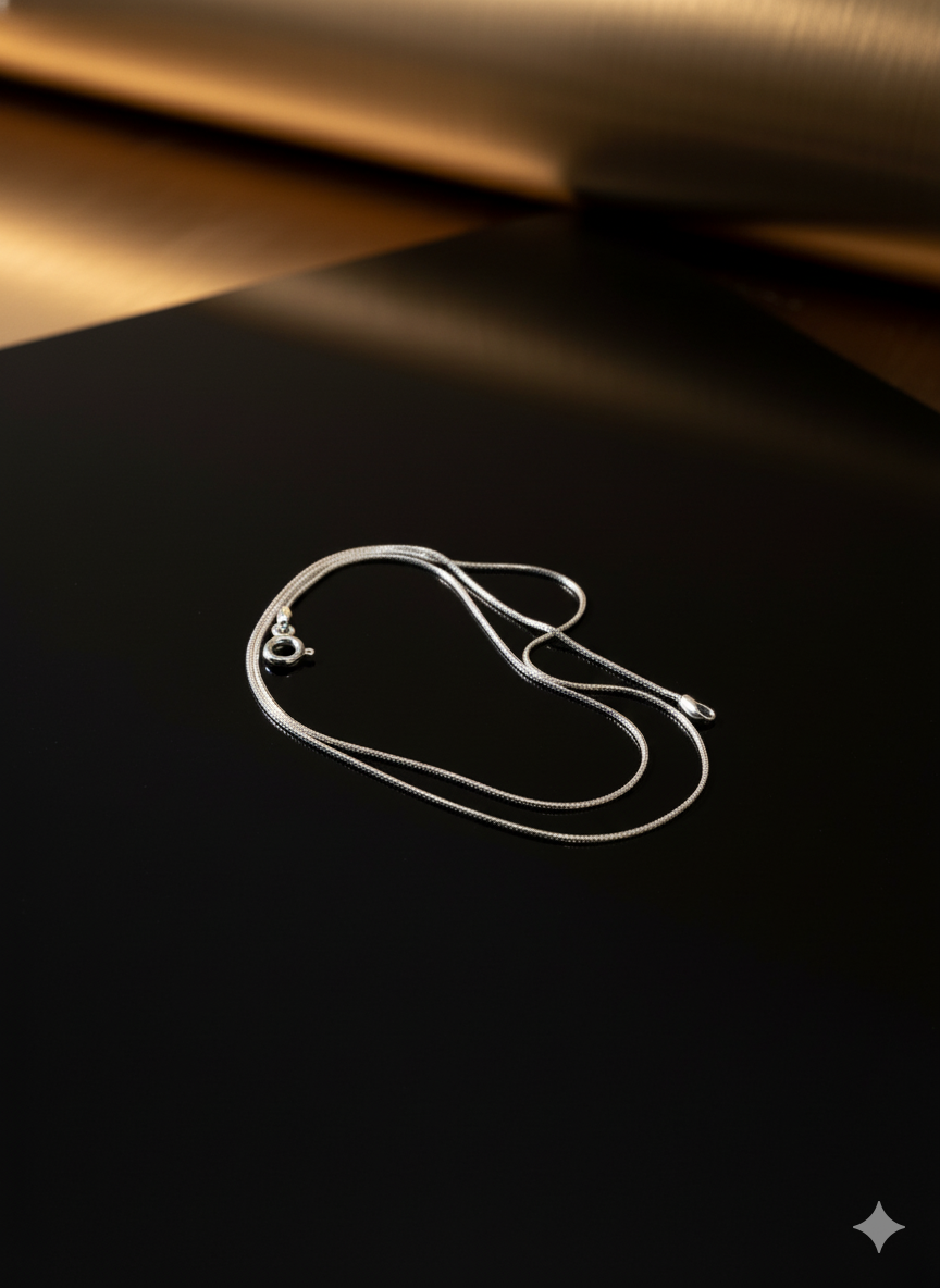 925 Silver Light weight Chain Design